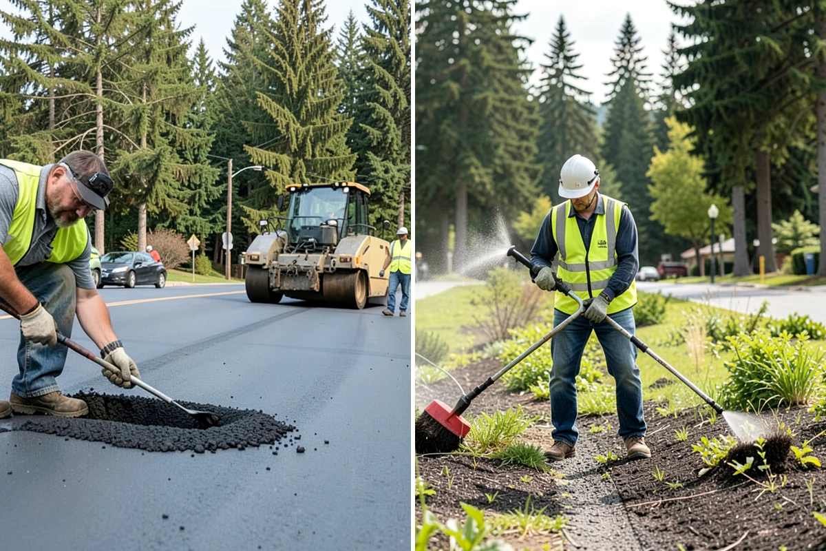Storm Cleanup in Gig Harbor, Pierce County, WA - Damage assessment and priority-route sequencing