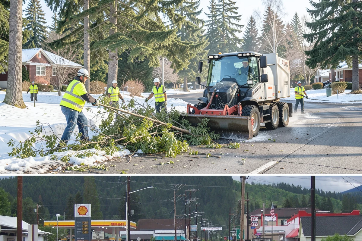 Storm Cleanup in Granite Falls, Snohomish County, WA - Storm cleanup is concentrated in the fall and winter windstorm season, with additional demand after wet-snow and ice events in...