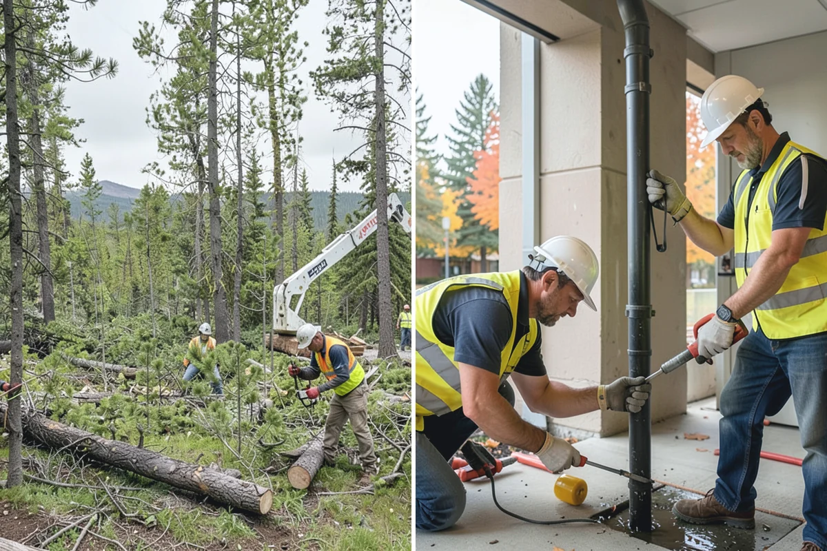 Storm Cleanup in Hamilton, Skagit County, WA - Damage assessment and priority-route sequencing