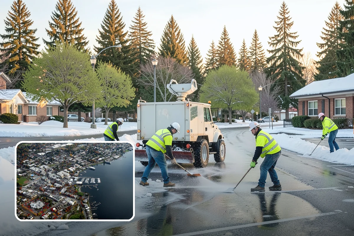 Storm Cleanup in Kirkland, King County, WA - Restores road and drainage function after storms