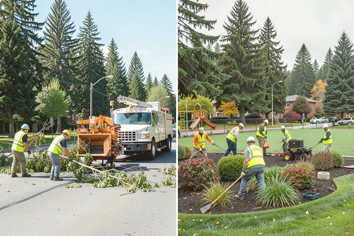 Storm Cleanup in Langley, Island County, WA - Damage assessment and priority-route sequencing