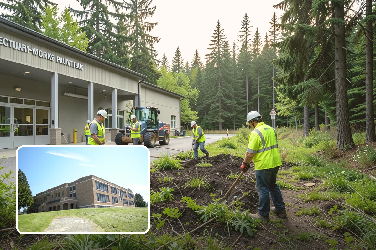 Storm Cleanup in Maple Valley, King County, WA - Restores road and drainage function after storms