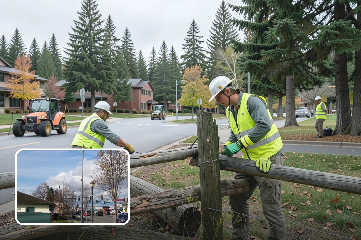 Storm Cleanup in Marysville, Snohomish County, WA - Restores road and drainage function after storms