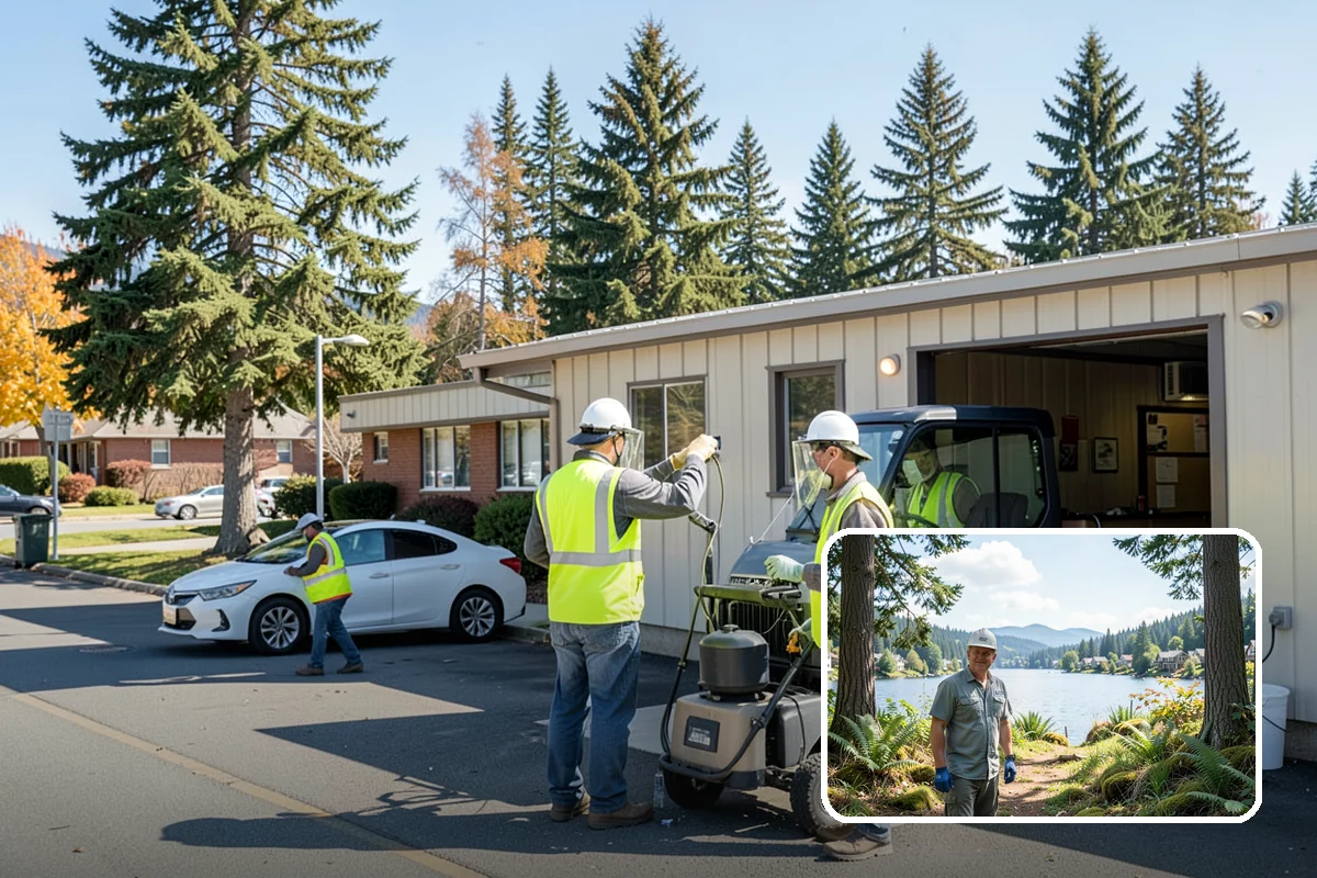 Storm Cleanup in Milton, King County, WA - Restores road and drainage function after storms