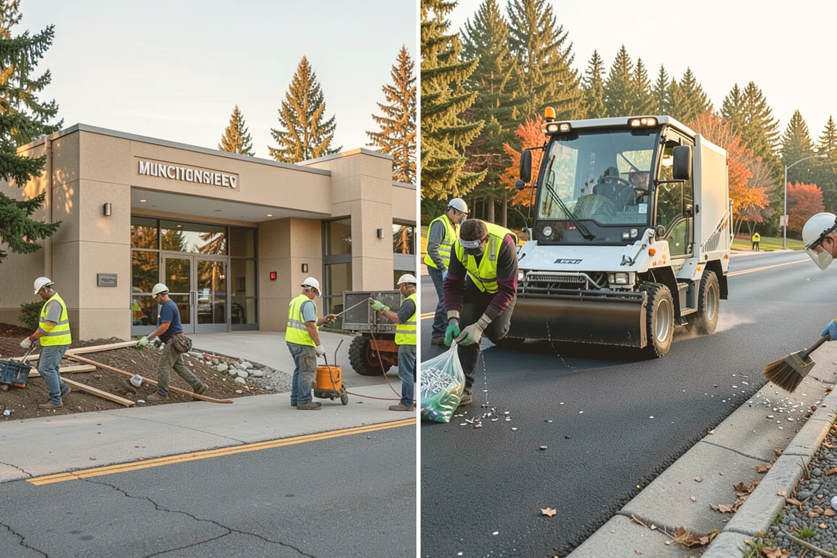 Storm Cleanup in Newcastle, King County, WA - Damage assessment and priority-route sequencing