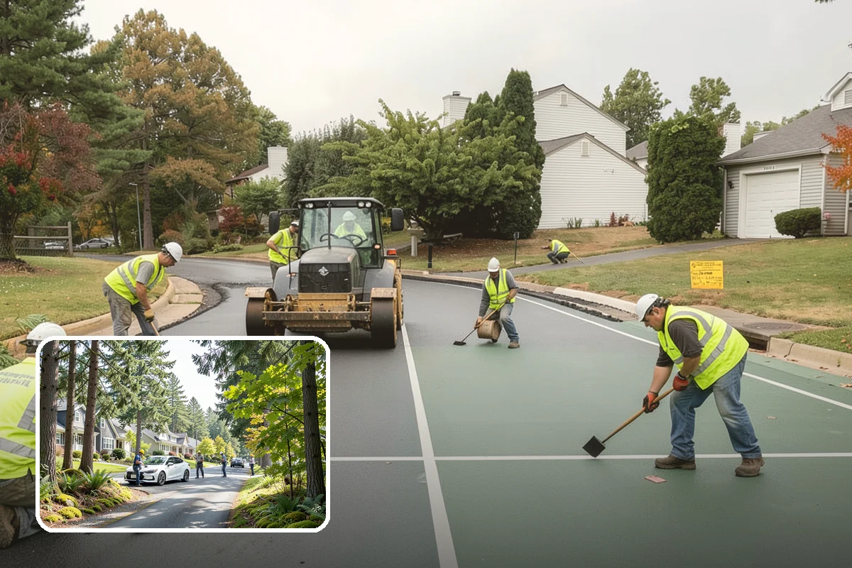 Storm Cleanup in Normandy Park, King County, WA - Restores road and drainage function after storms