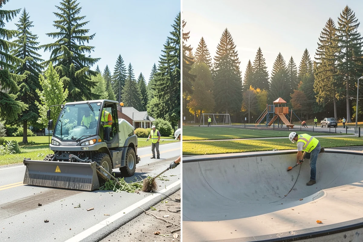 Storm Cleanup in North Bend, King County, WA - Damage assessment and priority-route sequencing