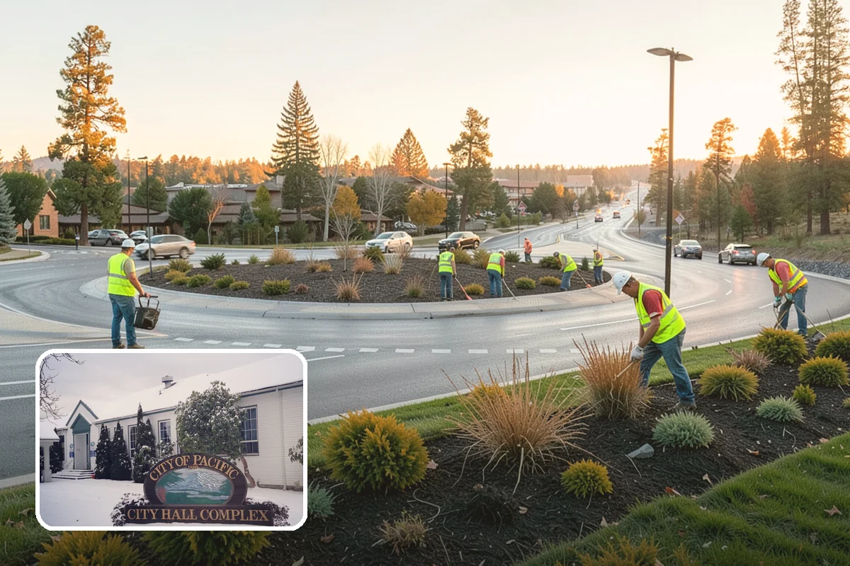 Storm Cleanup in Pacific, King County, WA - Restores road and drainage function after storms
