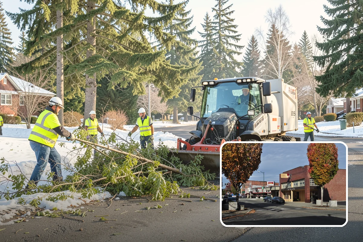 Storm Cleanup in Puyallup, Pierce County, WA - Restores road and drainage function after storms