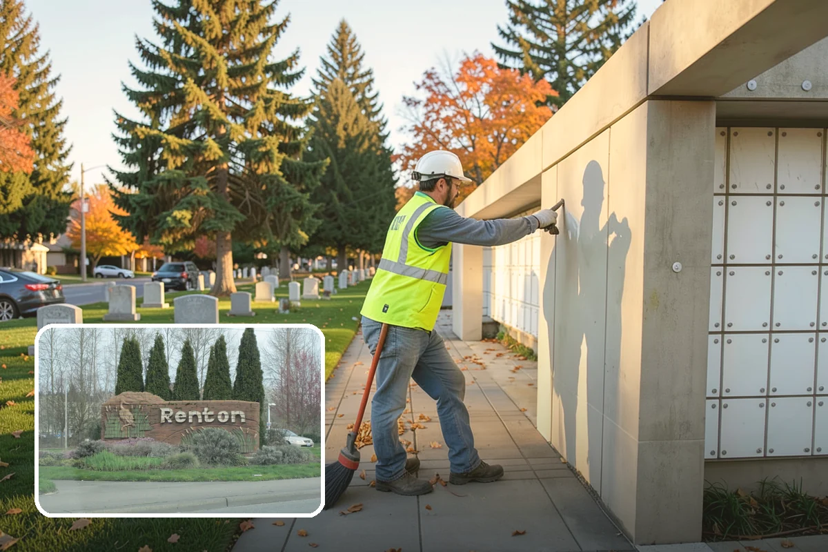 Storm Cleanup in Renton, King County, WA - Restores road and drainage function after storms