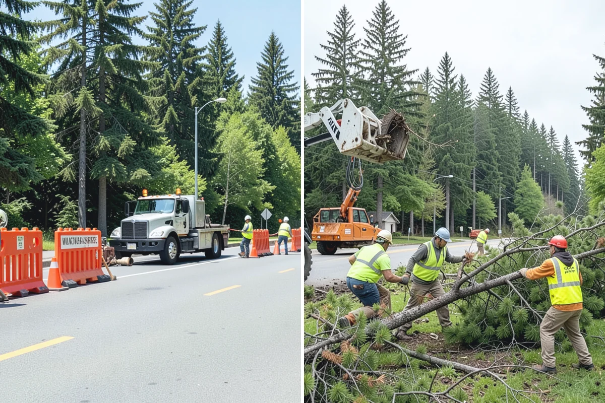 Storm Cleanup in Skykomish, King County, WA - Damage assessment and priority-route sequencing