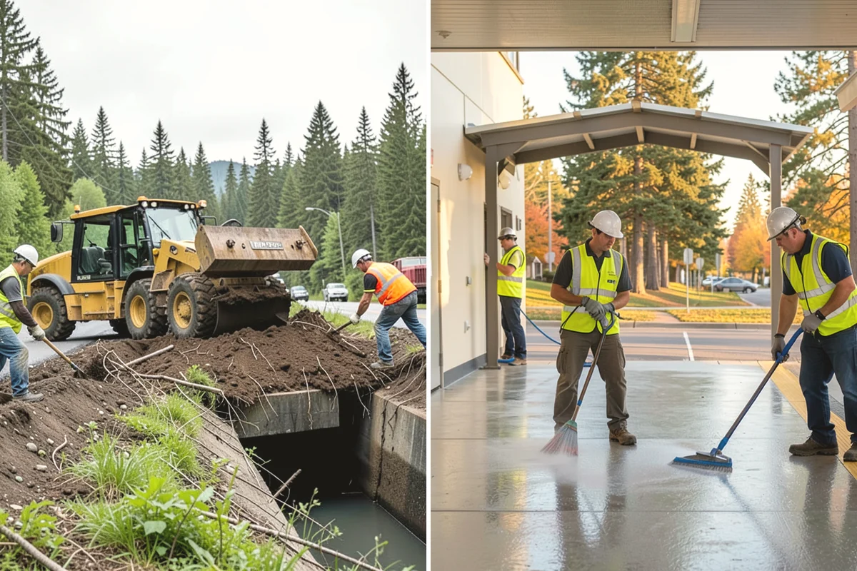 Storm Cleanup in Tacoma, Pierce County, WA - Damage assessment and priority-route sequencing