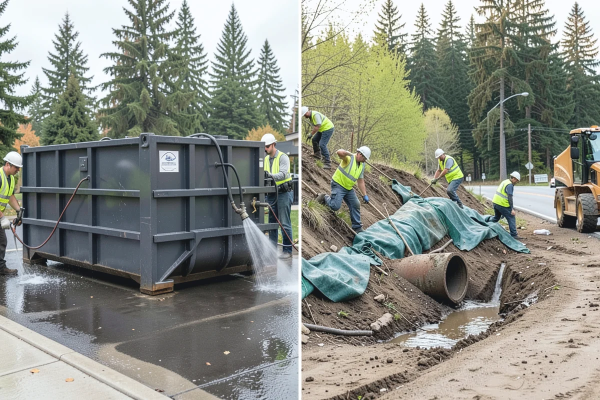 Storm Cleanup in Woodinville, King County, WA - Damage assessment and priority-route sequencing