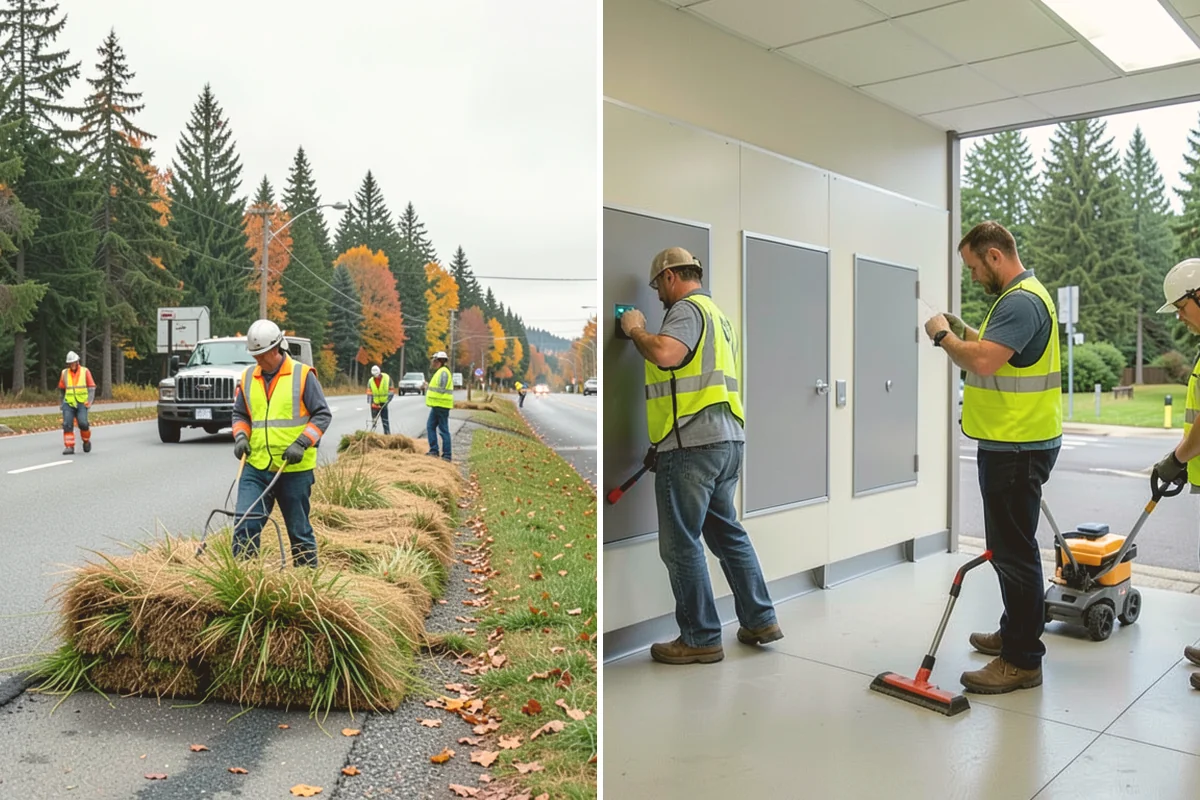 Storm Debris Collection in Algona, King County, WA - Assess debris volume and priority routes