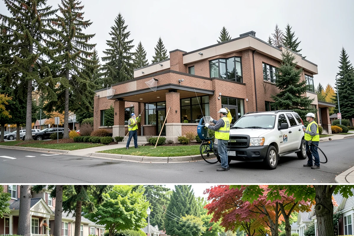 Storm Debris Collection in Beaux Arts Village, King County, WA - Collection demand follows the fall and winter windstorm season when tree failures peak.