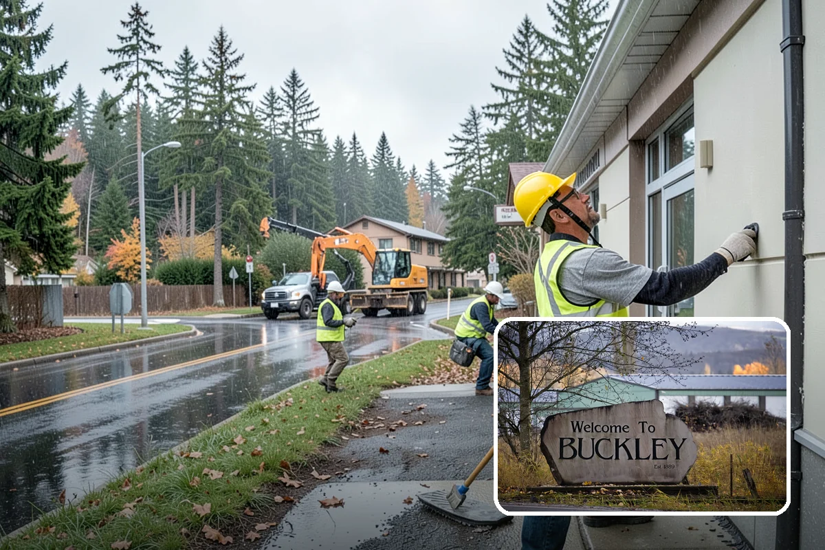 Storm Debris Collection in Buckley, Pierce County, WA - Rapid clearing of blocked routes