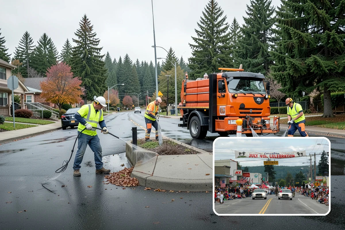 Storm Debris Collection in Carnation, King County, WA - Rapid clearing of blocked routes