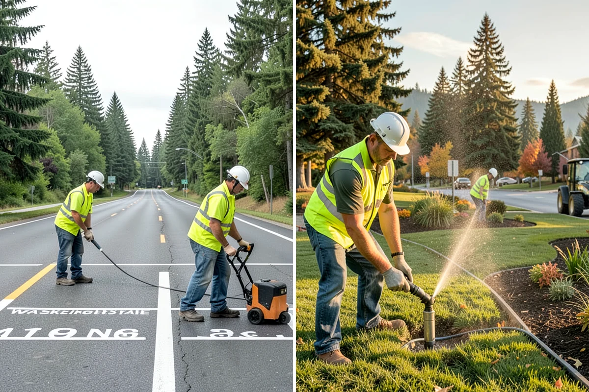 Storm Debris Collection in DuPont, Pierce County, WA - Assess debris volume and priority routes