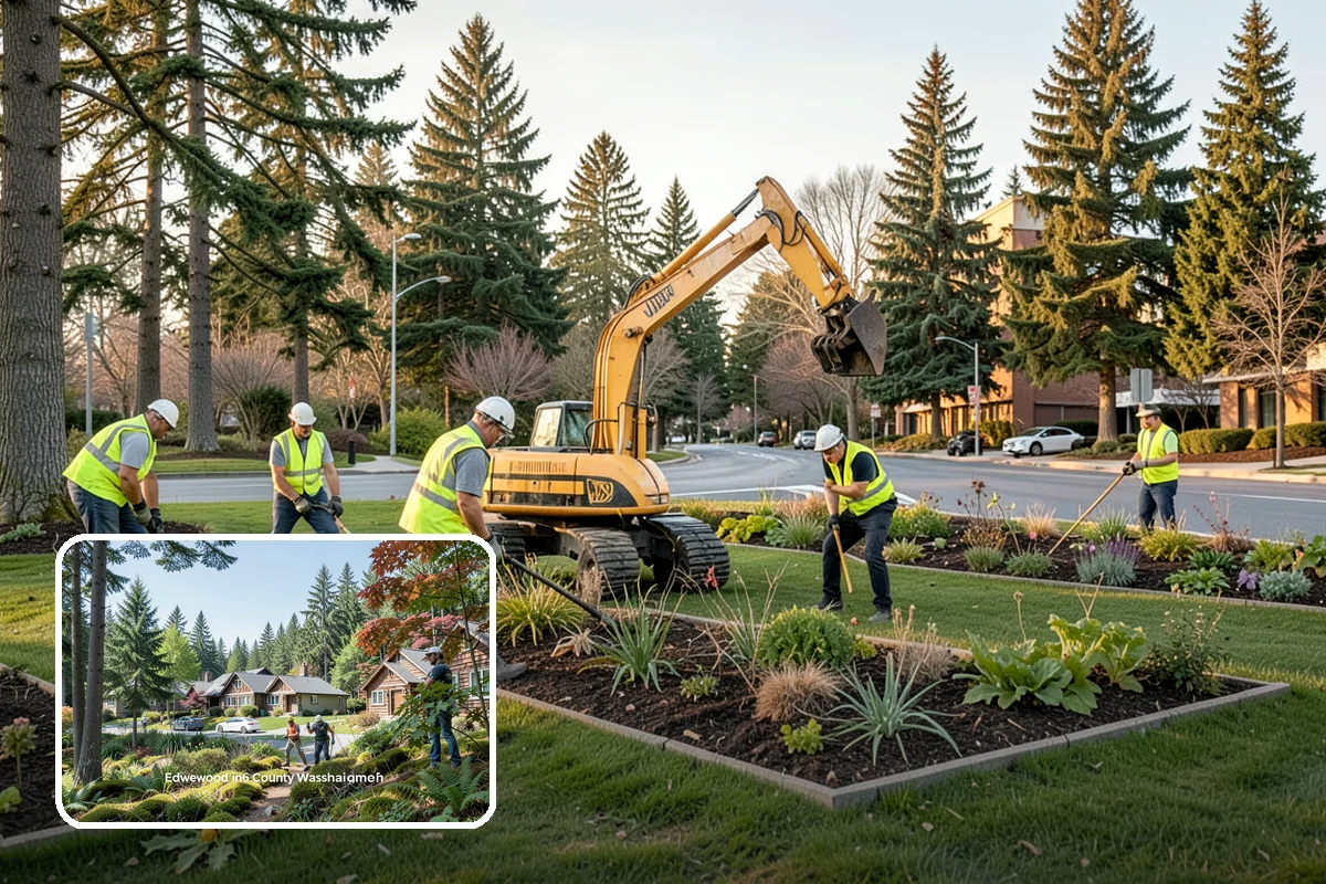 Storm Debris Collection in Edgewood, Pierce County, WA - Rapid clearing of blocked routes