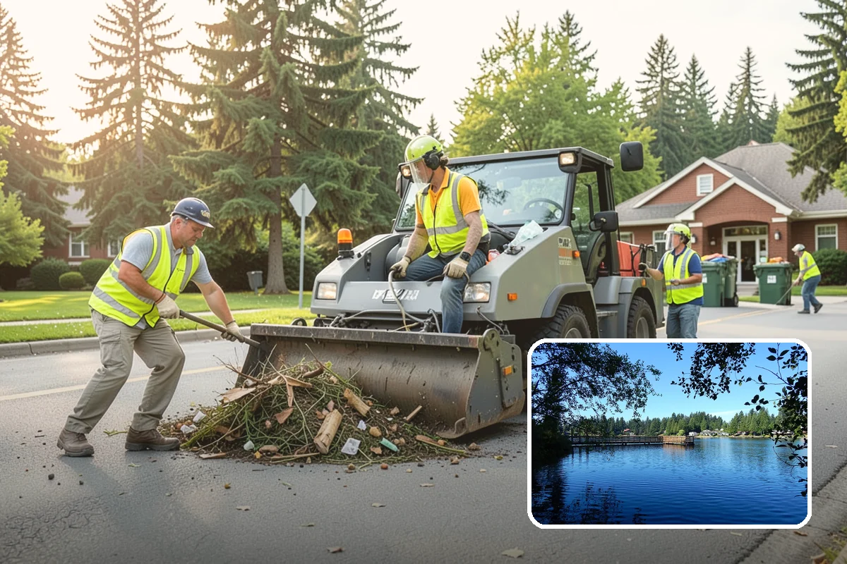 Storm Debris Collection in Federal Way, King County, WA - Rapid clearing of blocked routes