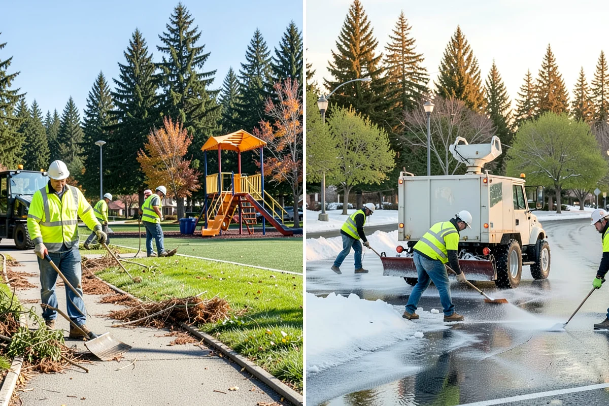 Storm Debris Collection in Fircrest, Pierce County, WA - Assess debris volume and priority routes