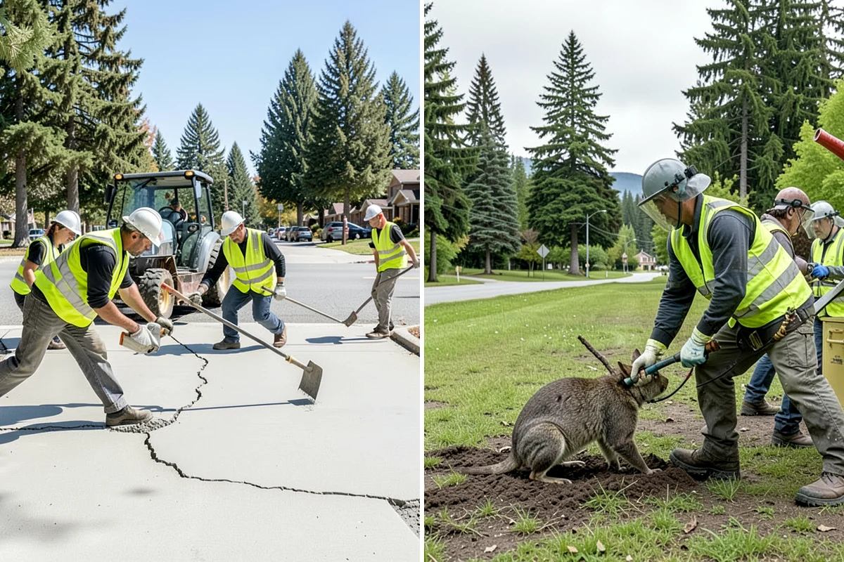 Storm Debris Collection in Kenmore, King County, WA - Assess debris volume and priority routes
