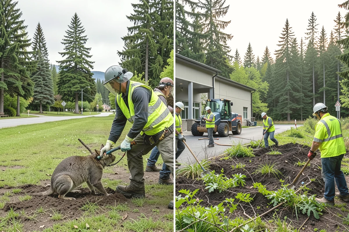 Storm Debris Collection in La Conner, Skagit County, WA - Assess debris volume and priority routes