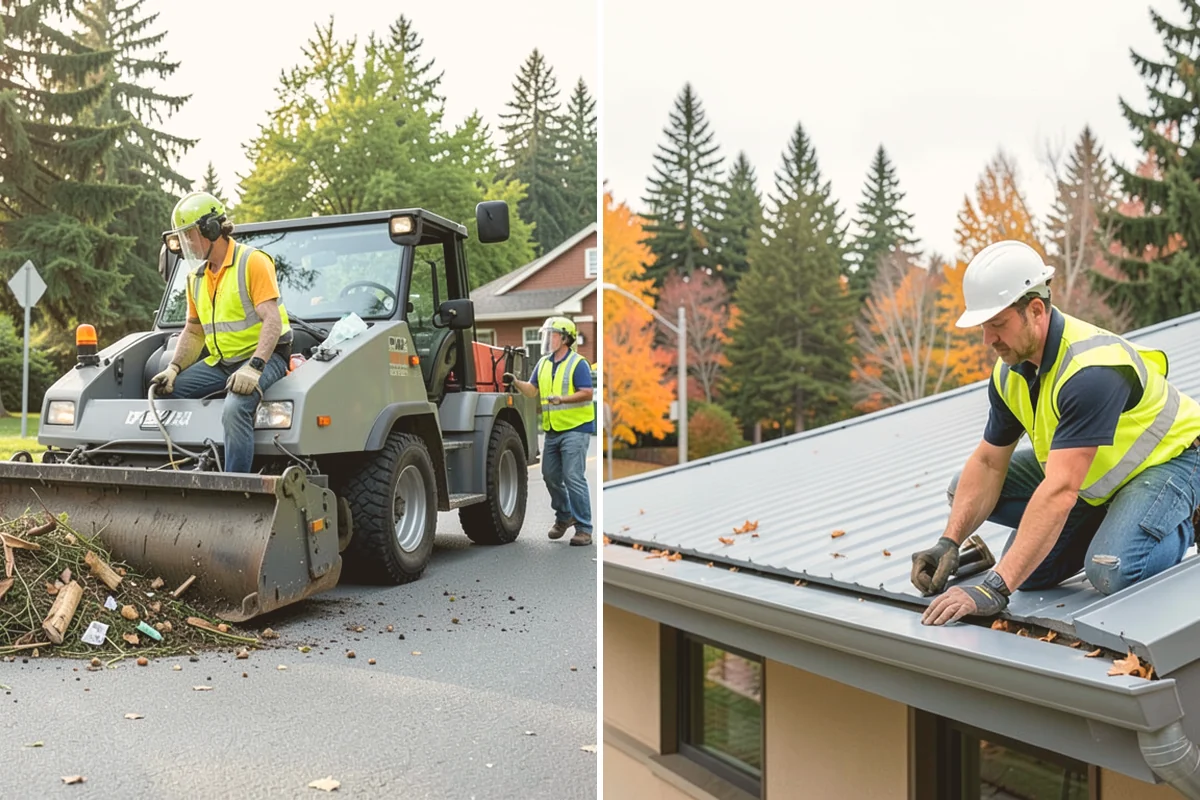 Storm Debris Collection in Langley, Island County, WA - Assess debris volume and priority routes