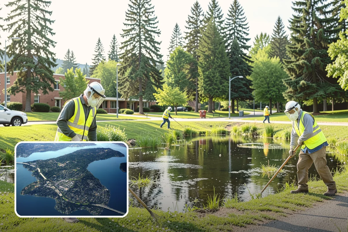 Storm Debris Collection in Mercer Island, King County, WA - Rapid clearing of blocked routes