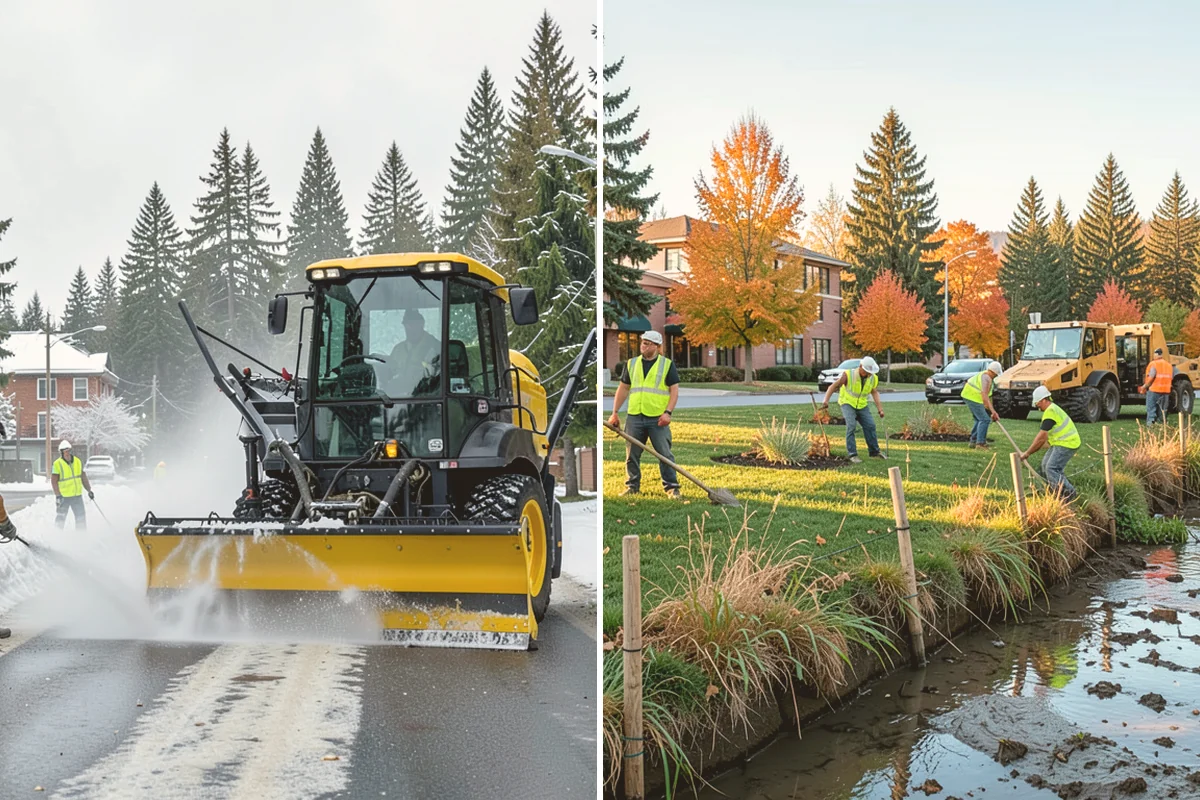 Storm Debris Collection in Milton, King County, WA - Assess debris volume and priority routes