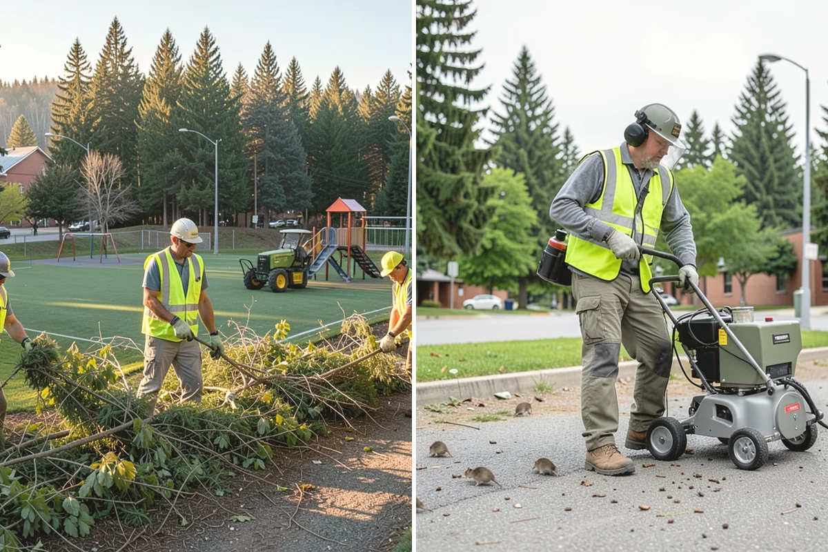 Storm Debris Collection in Mountlake Terrace, Snohomish County, WA - Assess debris volume and priority routes