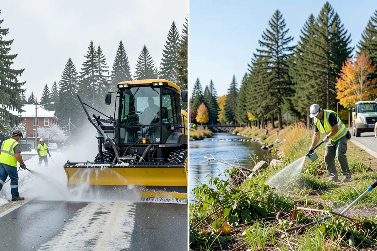 Storm Debris Collection in Normandy Park, King County, WA - Assess debris volume and priority routes