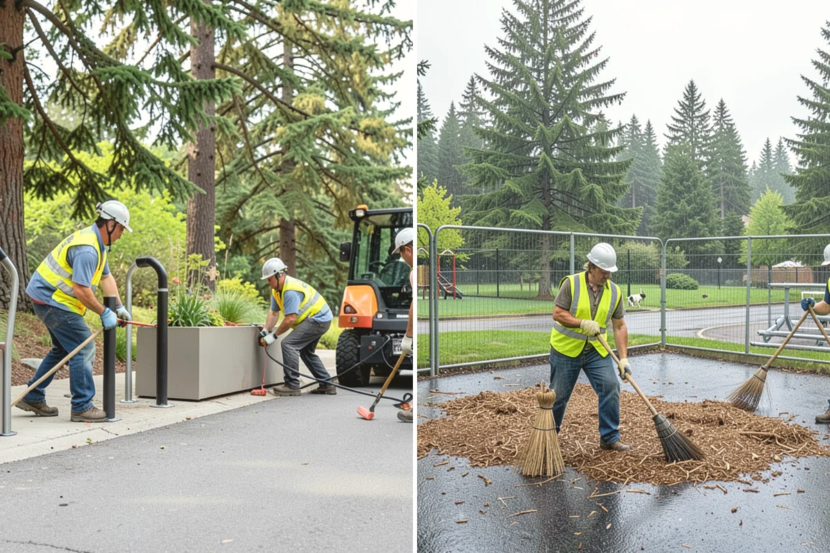 Storm Debris Collection in Oak Harbor, Island County, WA - Assess debris volume and priority routes