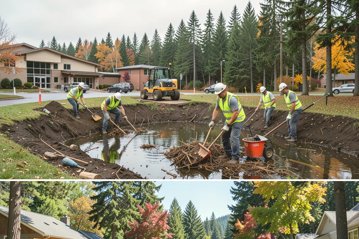 Storm Debris Collection in Orting, Pierce County, WA - Collection demand follows the fall and winter windstorm season when tree failures peak.