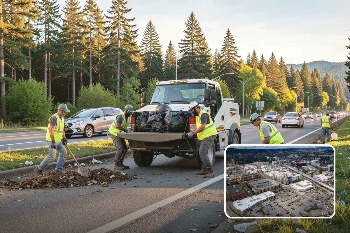 Storm Debris Collection in Redmond, King County, WA - Rapid clearing of blocked routes