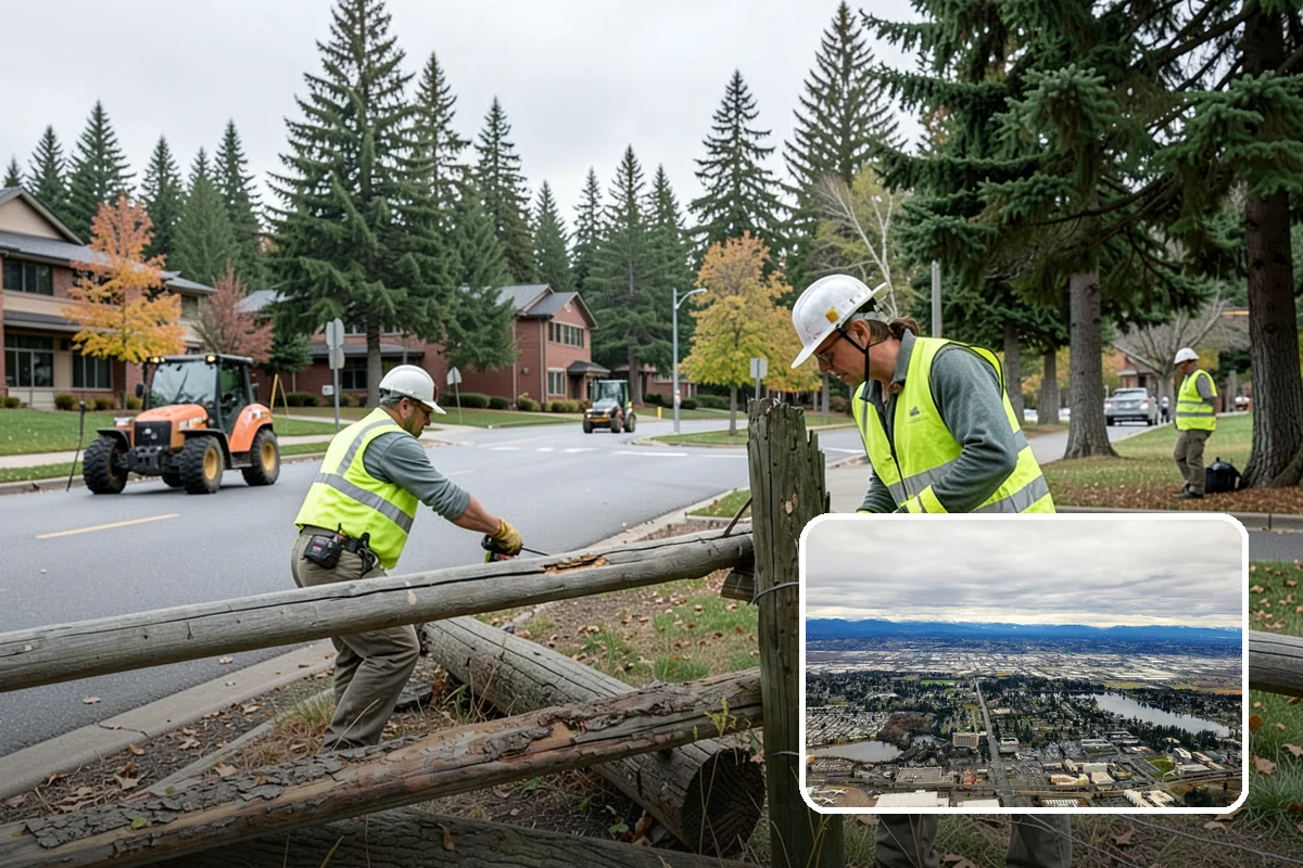 Storm Debris Collection in SeaTac, King County, WA - Rapid clearing of blocked routes