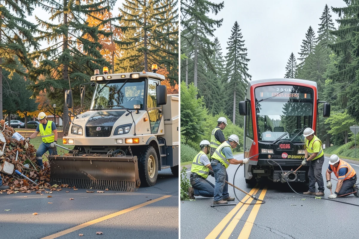 Storm Debris Collection in Skykomish, King County, WA - Assess debris volume and priority routes