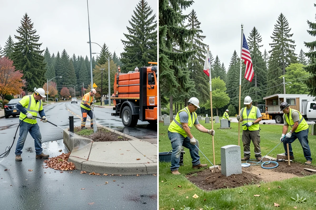 Storm Debris Collection in Snoqualmie, King County, WA - Assess debris volume and priority routes