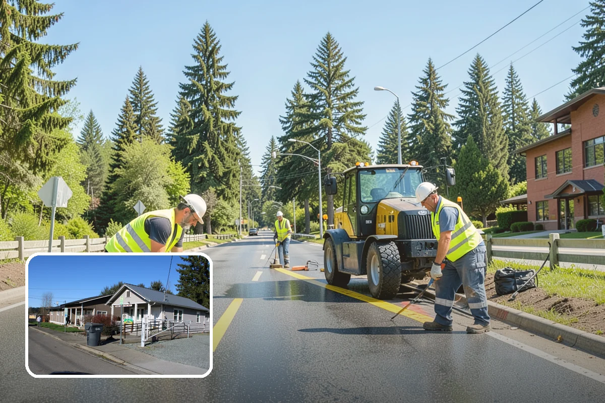 Storm Debris Collection in South Prairie, Pierce County, WA - Rapid clearing of blocked routes