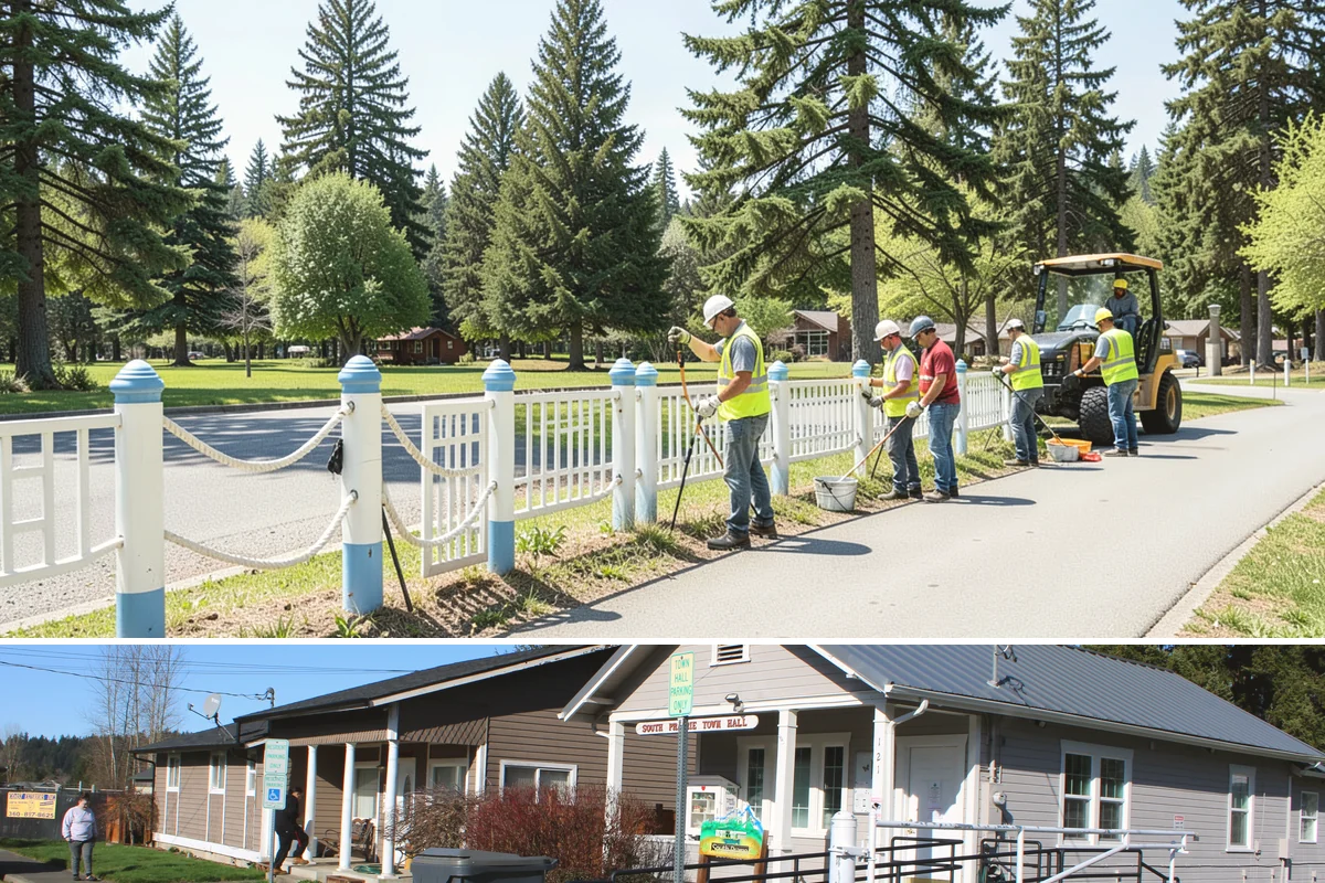 Storm Debris Collection in South Prairie, Pierce County, WA - Collection demand follows the fall and winter windstorm season when tree failures peak.