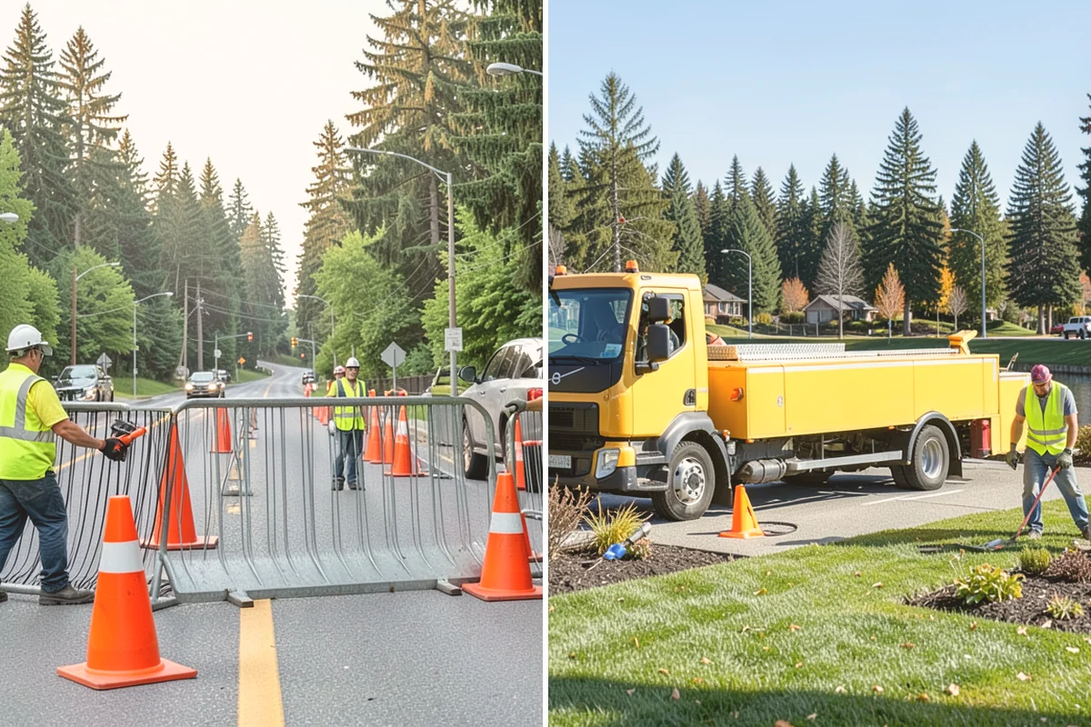 Storm Debris Collection in Stanwood, Snohomish County, WA - Assess debris volume and priority routes