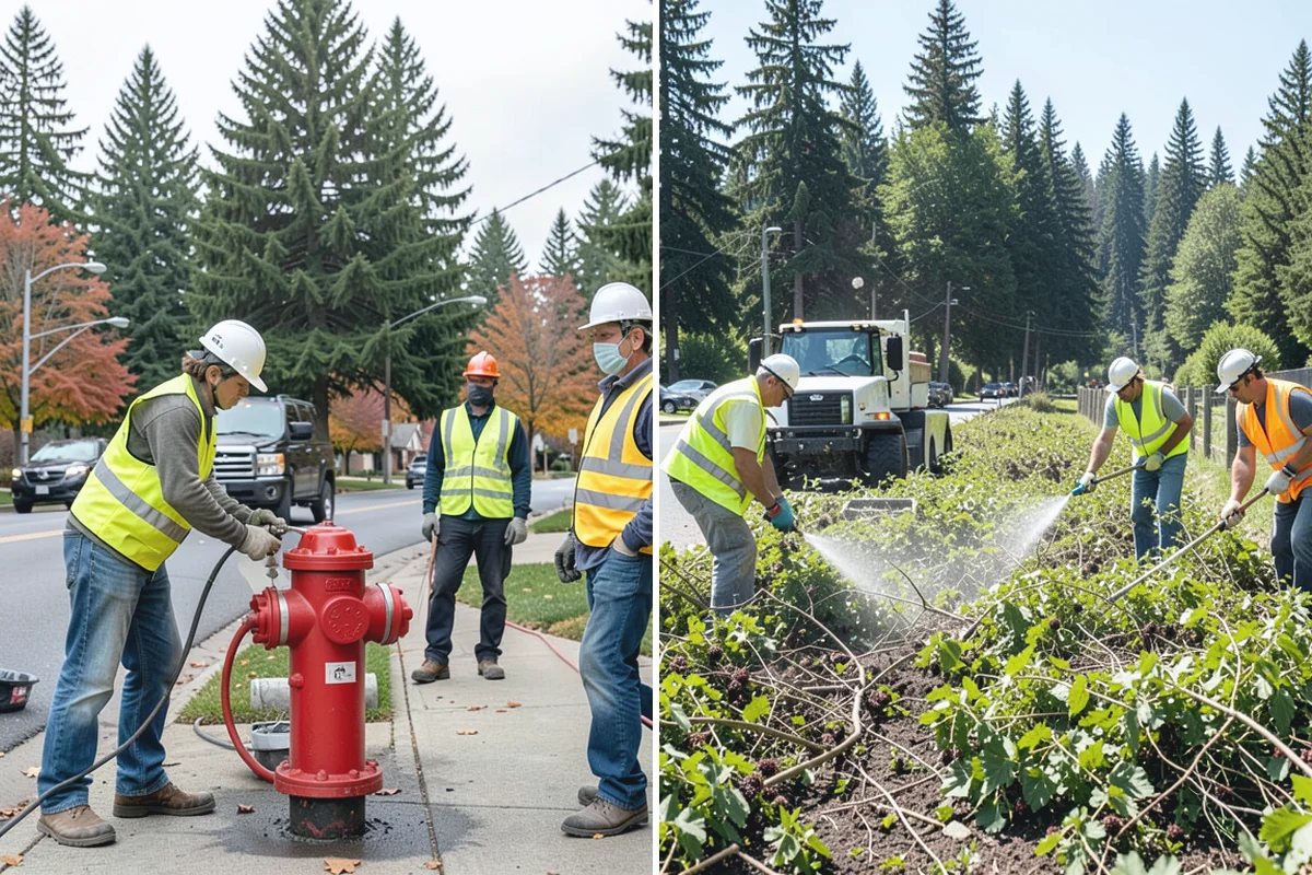 Storm Debris Collection in Sumner, Pierce County, WA - Assess debris volume and priority routes