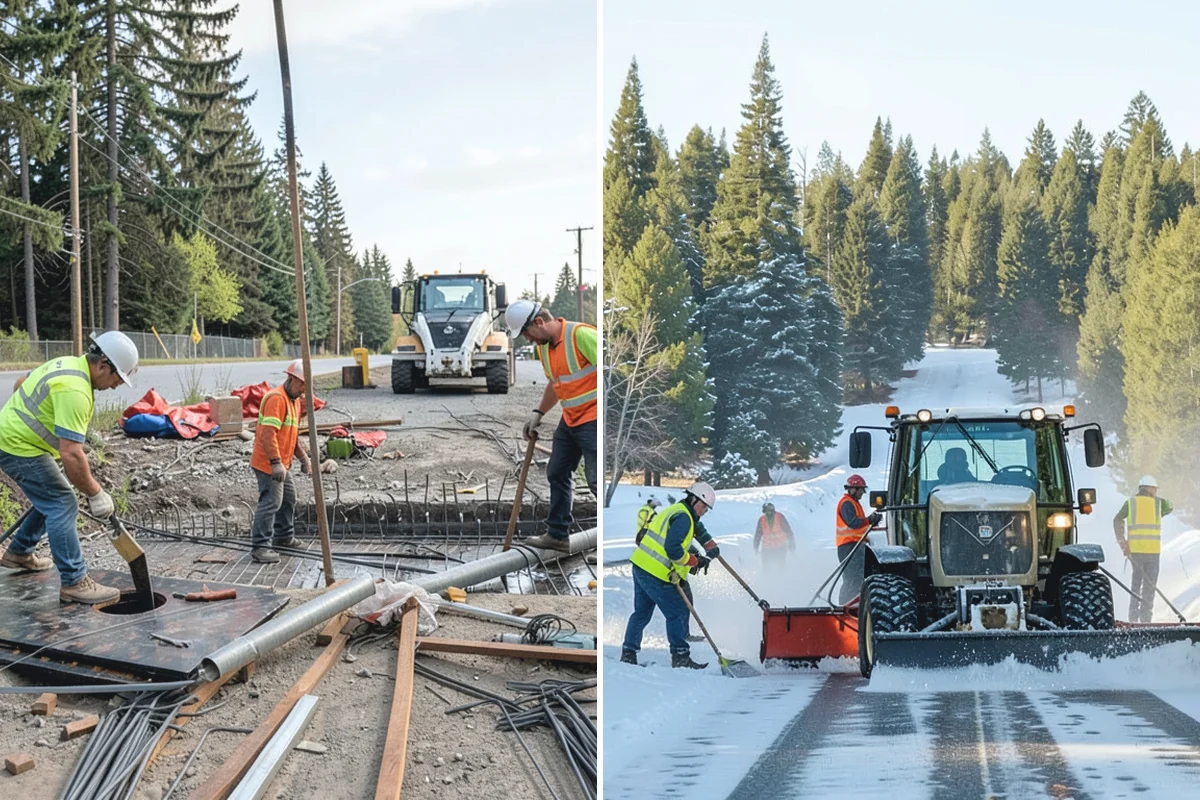 Storm Debris Collection in Woodinville, King County, WA - Assess debris volume and priority routes