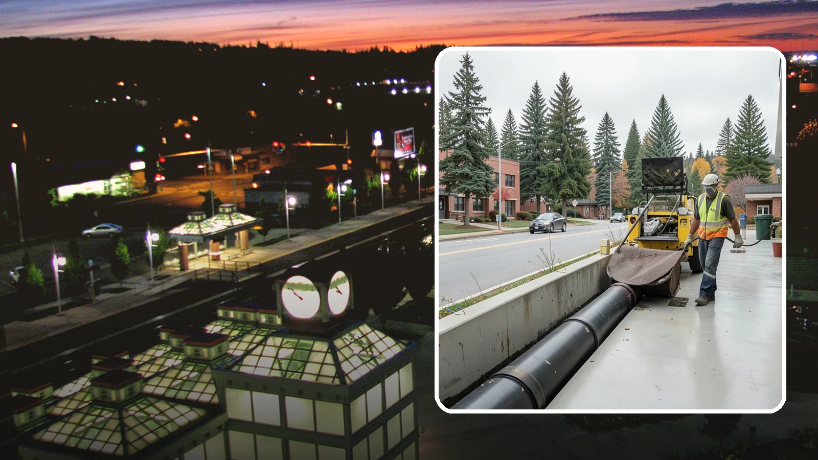 Storm Drain Cleaning in Auburn, King County, WA - Storm drain line cleaning that clears pipes and conveyances to maintain full stormwater flow capacity.