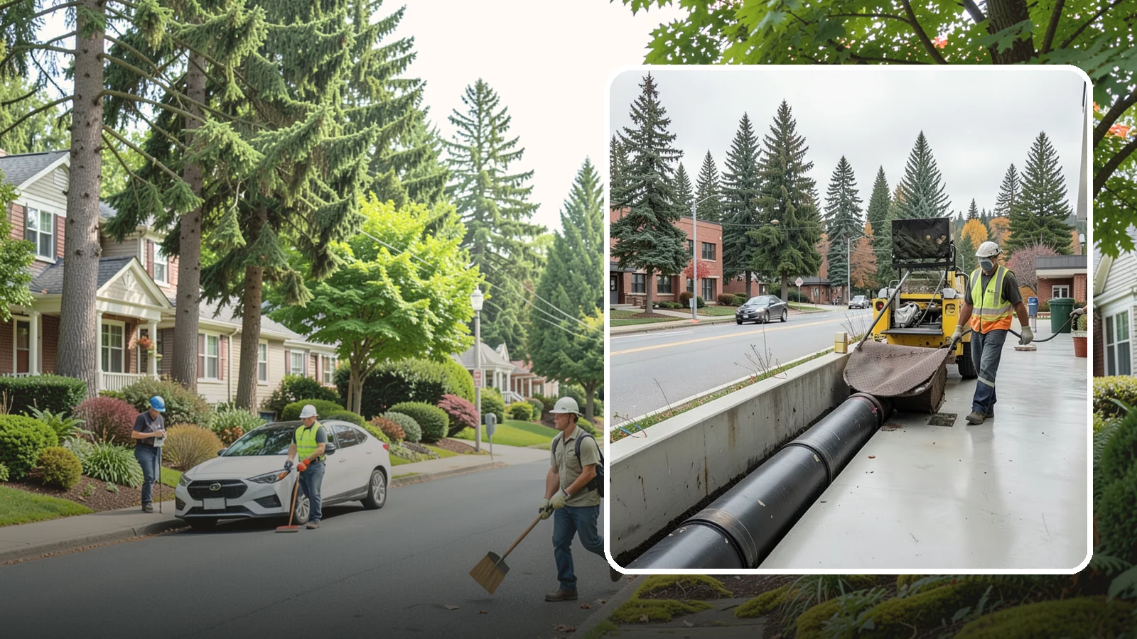 Storm Drain Cleaning in Beaux Arts Village, King County, WA - Storm drain line cleaning that clears pipes and conveyances to maintain full stormwater flow capacity.