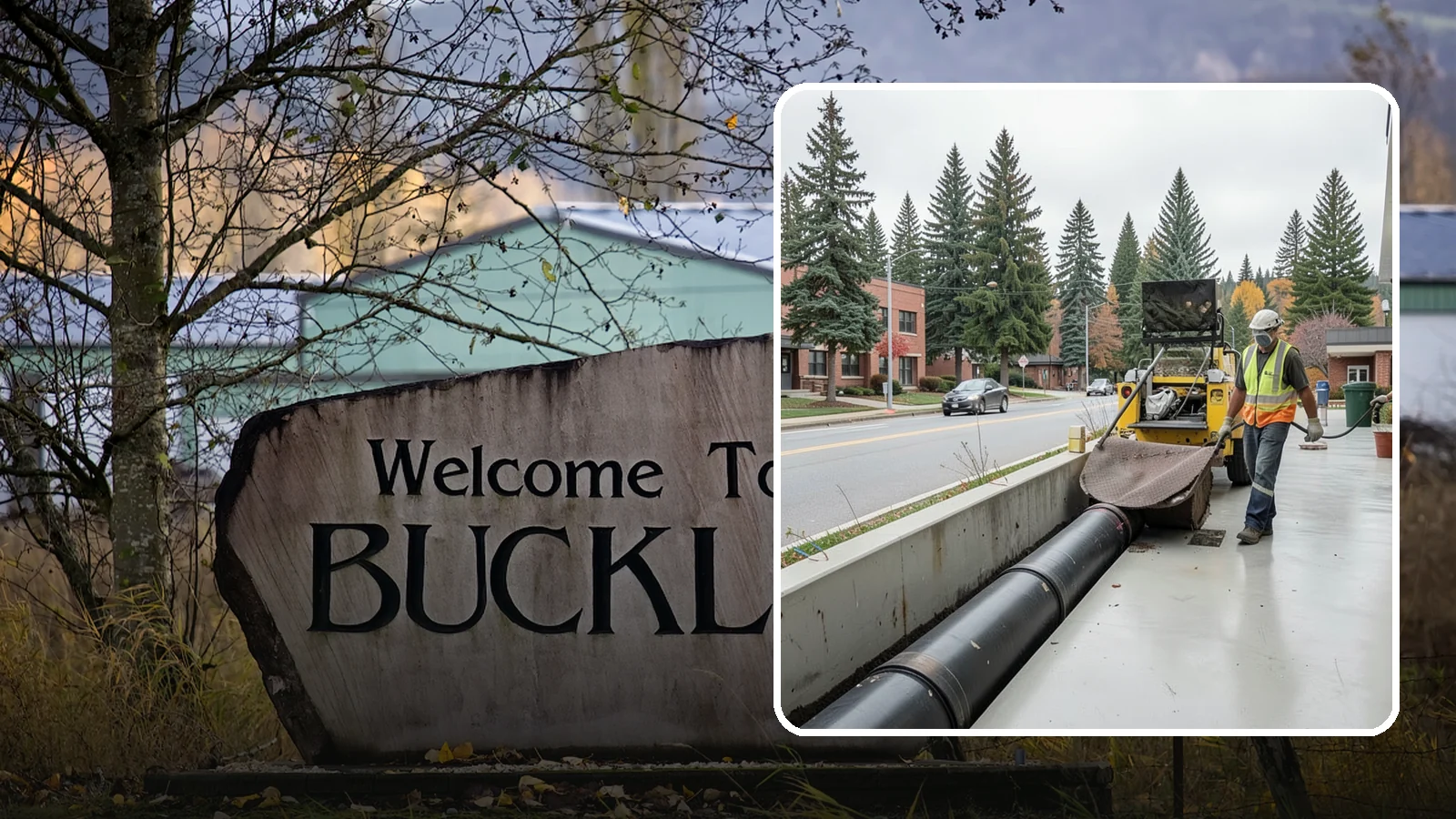 Storm Drain Cleaning in Buckley, Pierce County, WA - Storm drain line cleaning that clears pipes and conveyances to maintain full stormwater flow capacity.