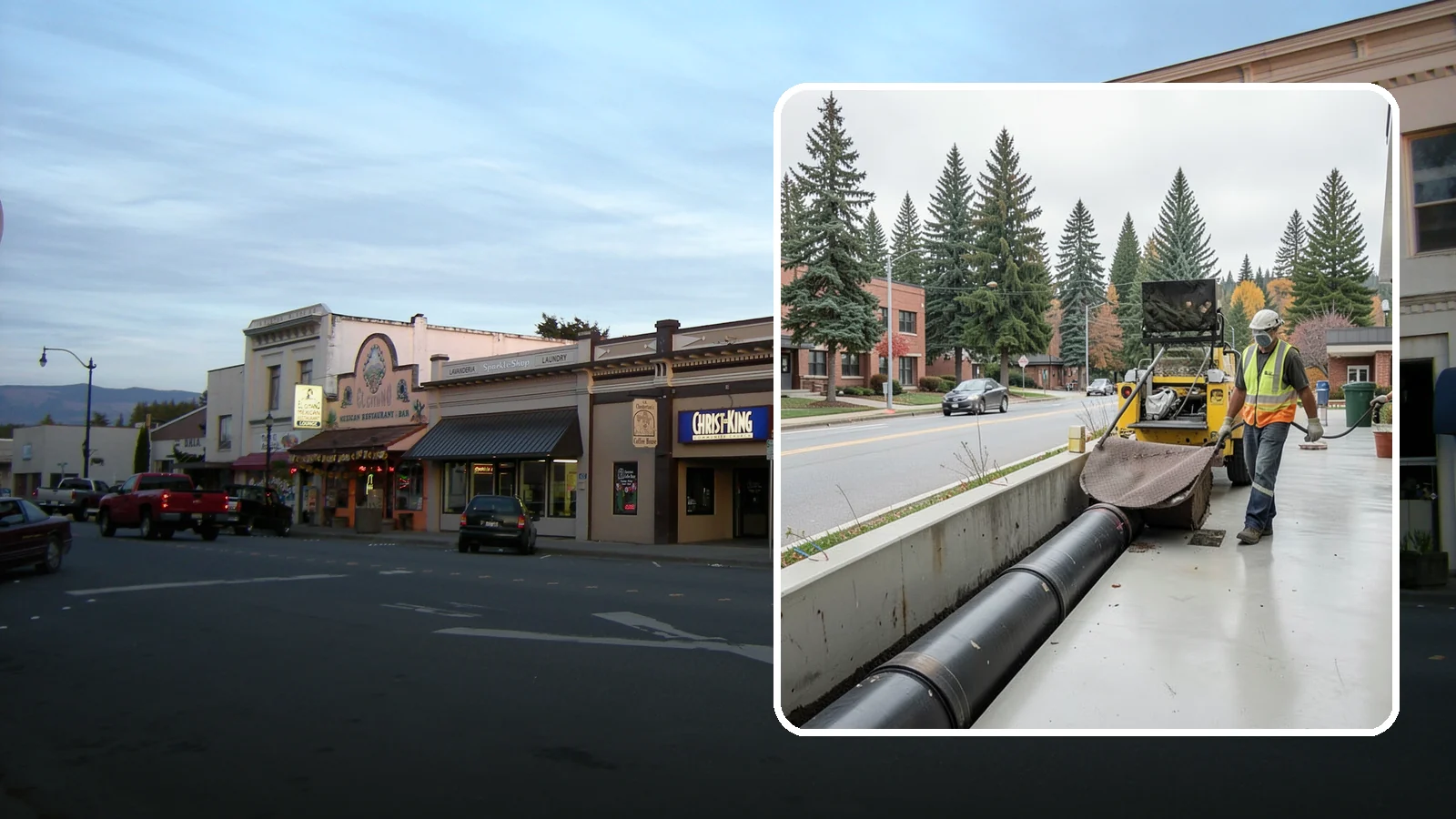 Storm Drain Cleaning in Burlington, Skagit County, WA - Storm drain line cleaning that clears pipes and conveyances to maintain full stormwater flow capacity.