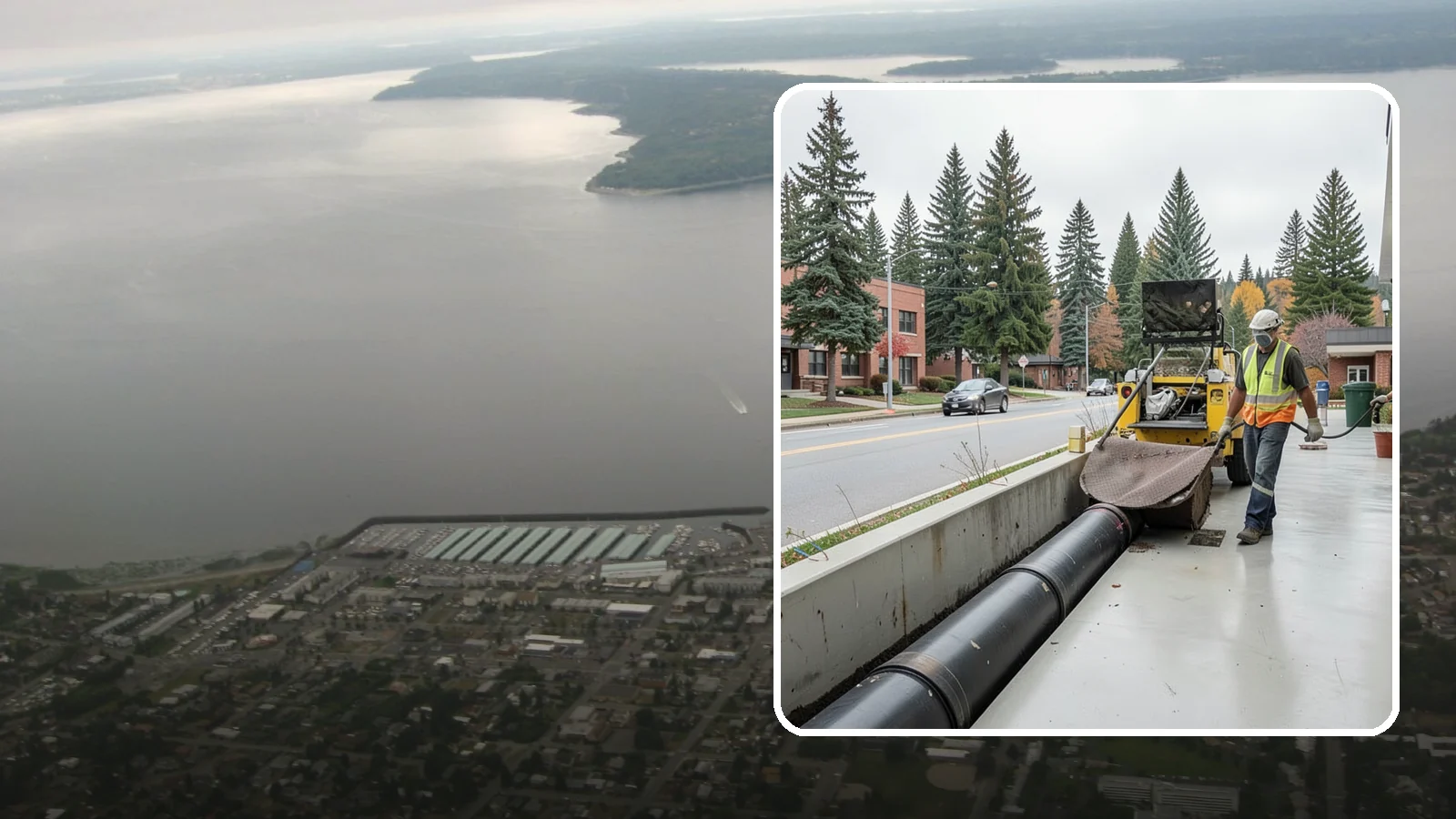 Storm Drain Cleaning in Des Moines, King County, WA - Storm drain line cleaning that clears pipes and conveyances to maintain full stormwater flow capacity.