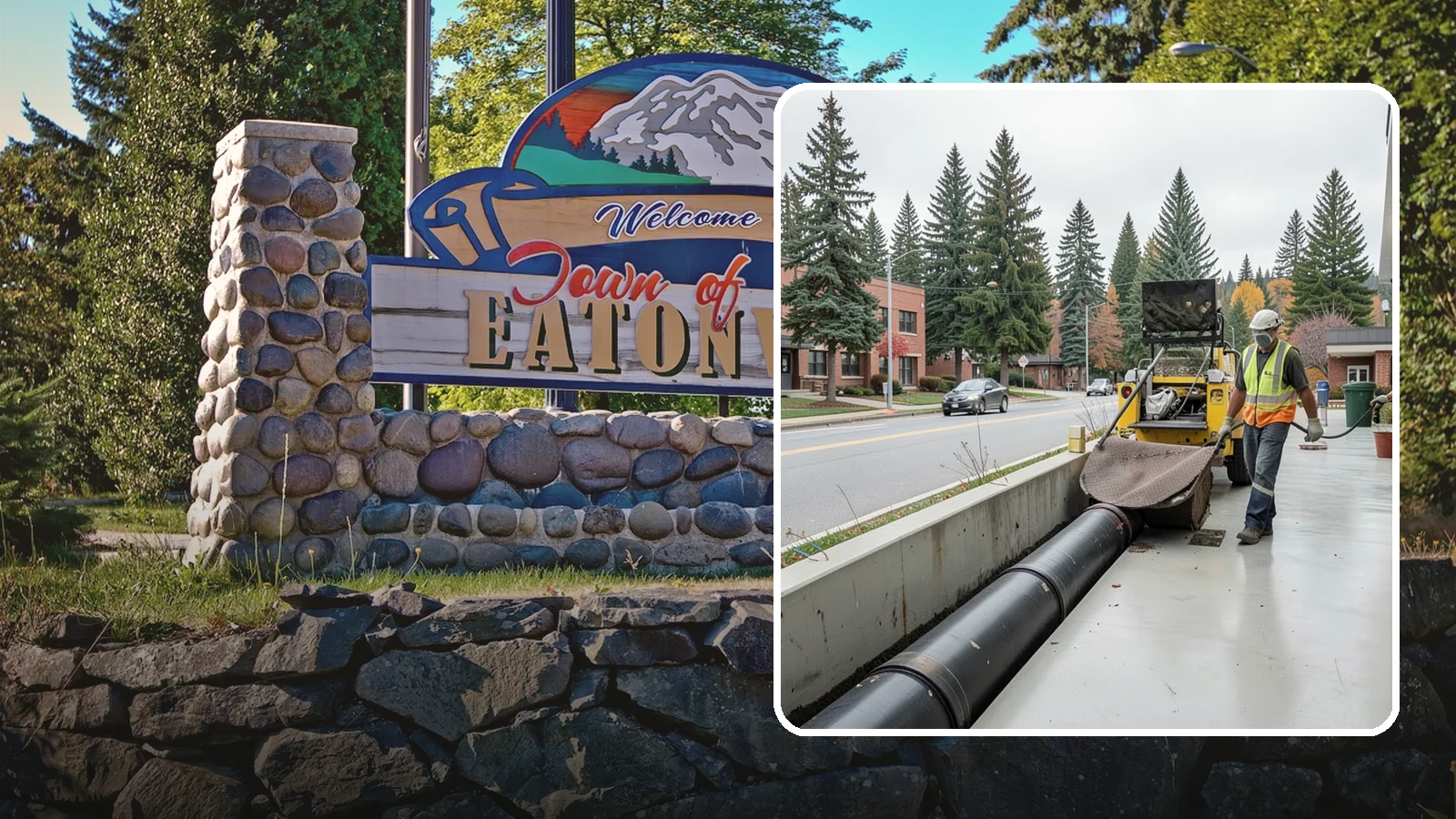 Storm Drain Cleaning in Eatonville, Pierce County, WA - Storm drain line cleaning that clears pipes and conveyances to maintain full stormwater flow capacity.