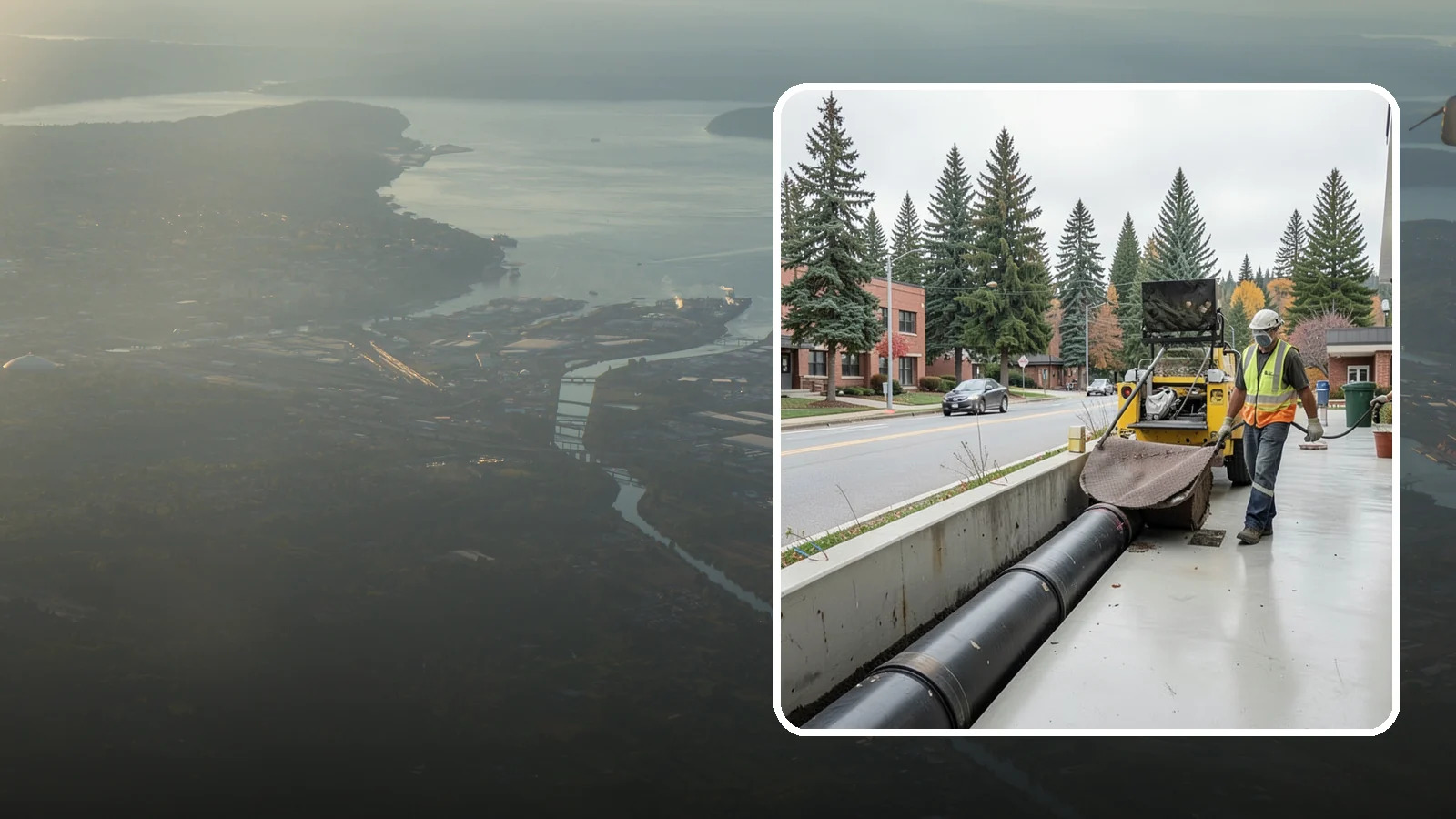Storm Drain Cleaning in Fife, Pierce County, WA - Storm drain line cleaning that clears pipes and conveyances to maintain full stormwater flow capacity.